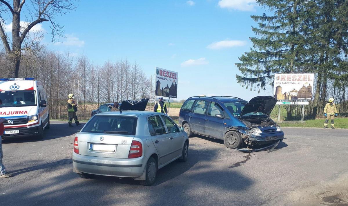 Kętrzyn. Zdarzenie drogowe z udziałem trzech aut, sprawca ukarany mandatem karnym