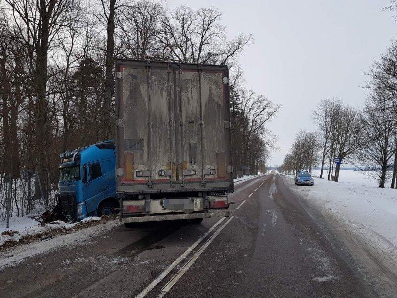 Karambol na trasie Bartoszyce - Kętrzyn