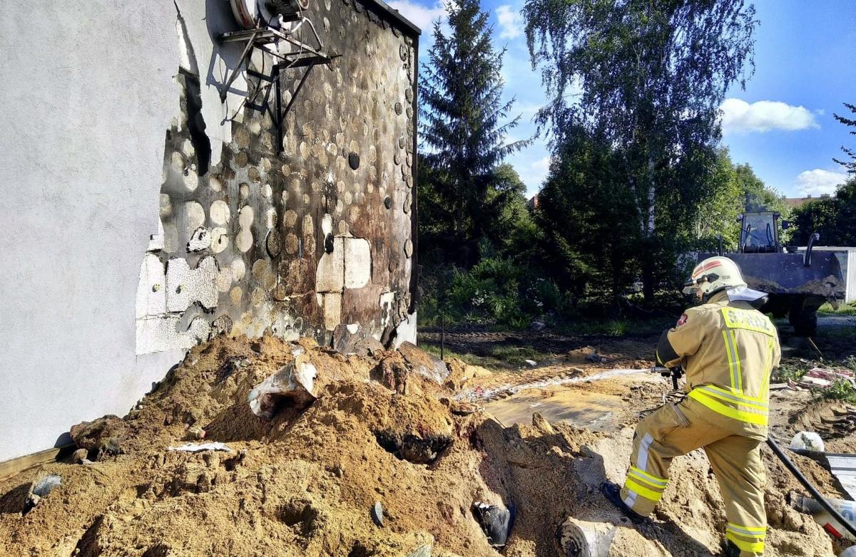 Pożar w jednym z zakładów na terenie Reszla. Przytomna reakcja pracowników