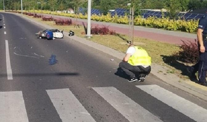Motorowerzysta potrącił pieszego. Policjanci wyjaśniają okoliczności wypadku w Kętrzynie