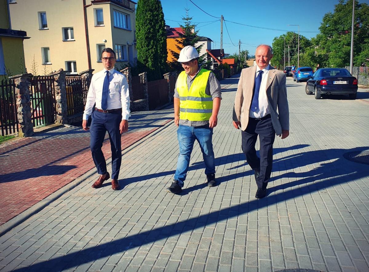 Ulica Zientary-Malewskiej w Kętrzynie oddana kwartał przed terminem