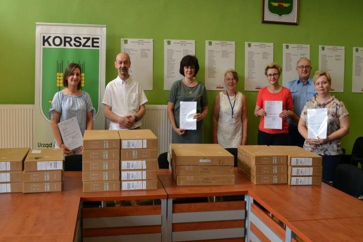 Korsze. Kolejne laptopy trafią do gminnych szkół