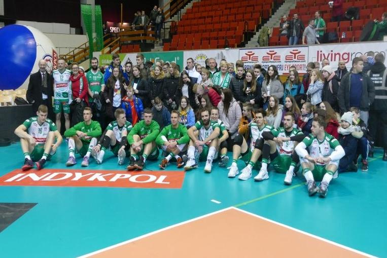 Kibice z gminy Korsze głośno dopingowali olsztyński AZS