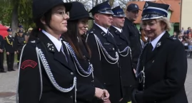 Zdjęcie przedstawia: Bogu na chwałę, ludziom na pożytek. Jubileusz strażaków w Barcianach