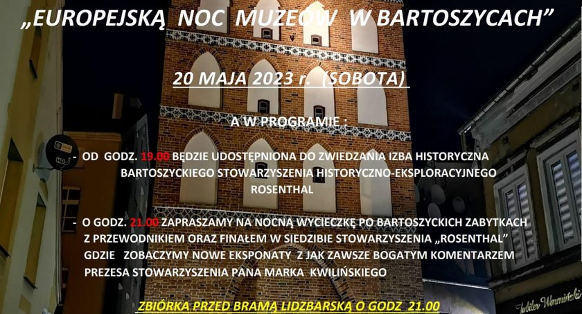 Europejska Noc Muzeów w Bartoszycach