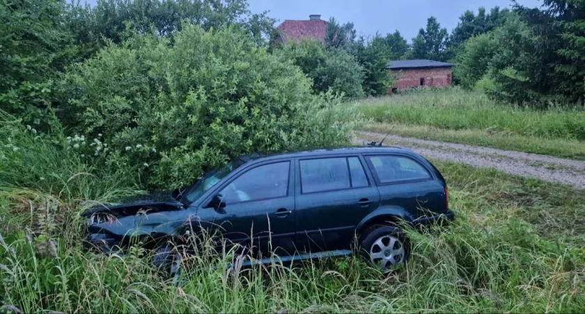Dwie 19-latki trafiły do szpitala. Ich samochód wjechał do przydrożnego rowu. Kierująca chciała uniknąć zderzenia z sarną 