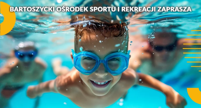 Bezpłatna nauka pływania na basenie miejskim w Bartoszycach