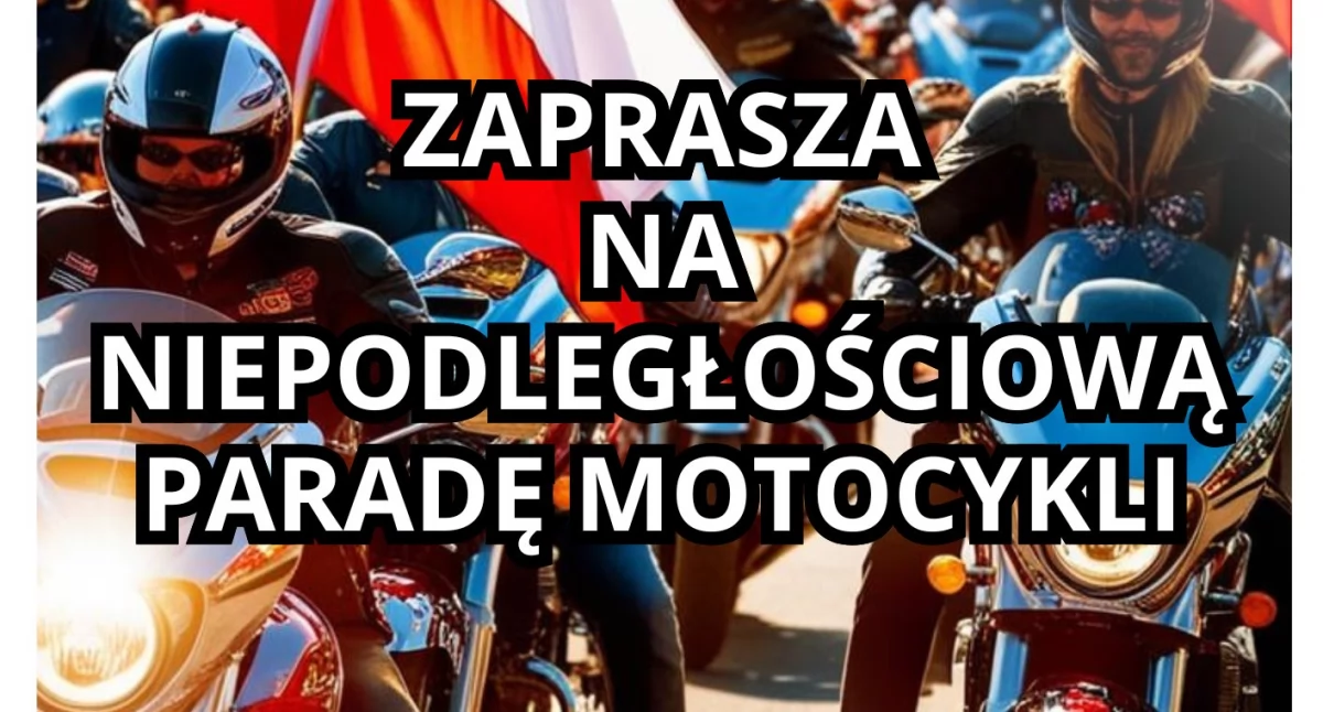 Niepodległościowa Parada Motocykli w Bartoszycach