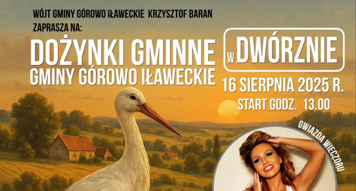 Dożynki Gminne w Dwórznie już 16 sierpnia. Tradycyjne święto plonów z gwiazdą wieczoru Exaited