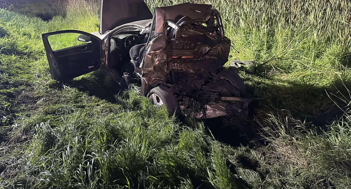 Tragiczny wypadek na DK57 między Bisztynkiem a Wozławkami. Nie żyje mężczyzna i 2-letnie dziecko