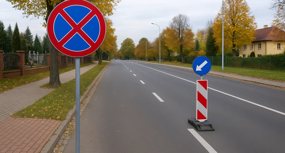 Zmiana organizacji ruchu w Bartoszycach na Wszystkich Świętych 2025. Utrudnienia przy cmentarzu komunalnym