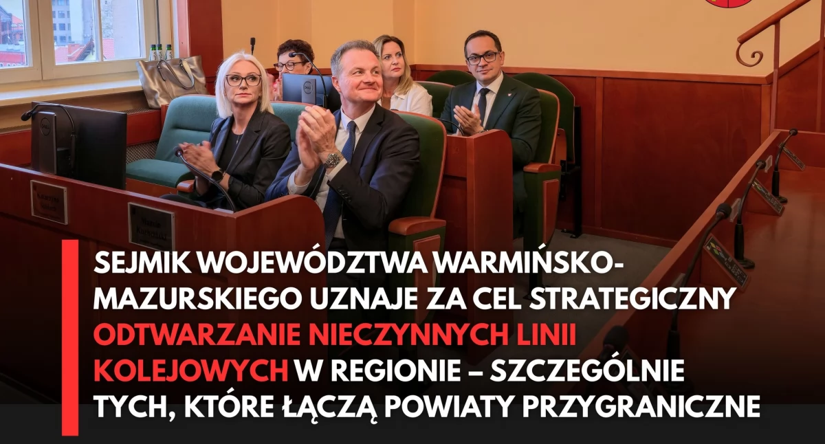 Kolej wraca na Warmię i Mazury. Sejmik chce ożywić nieczynne linie przygraniczne
