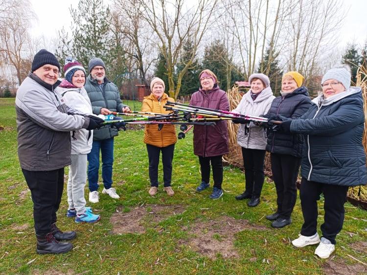 Z wizytą u.... miłosników nordic walking z Sępopola — kijki w dłoń!