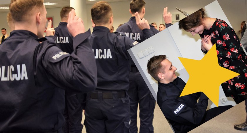 Nowi stróże prawa w Mazowieckiej Policji. Jeden zaskoczył wszystkich