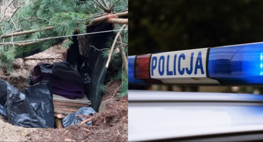 40-latek ukrywał się w lesie. Teraz zamieni szałas na cele