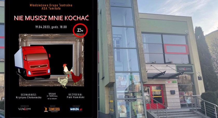 NIE MUSISZ MNIE KOCHAĆ. Poruszający spektakl na scenie w Hutniku
