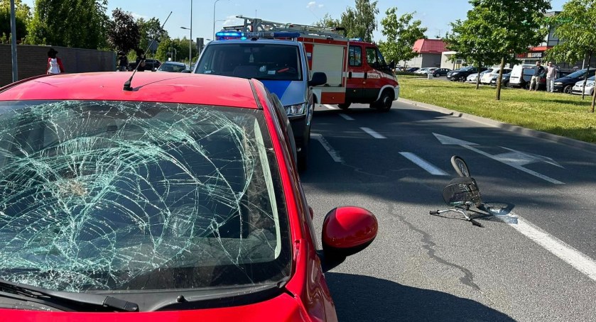Z ostatniej chwili: Wypadek z udziałem dwóch rowerzystek