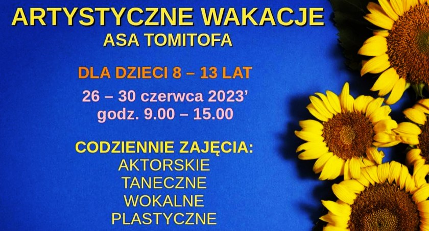 Pięć dni ze sztuką. Artystyczne Wakacje z ASA Tomitofa