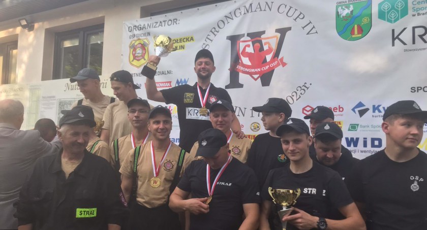 Strongman Cup IV w Tuchlinie. Najsilniejszą drużyną OSP Trzcianka