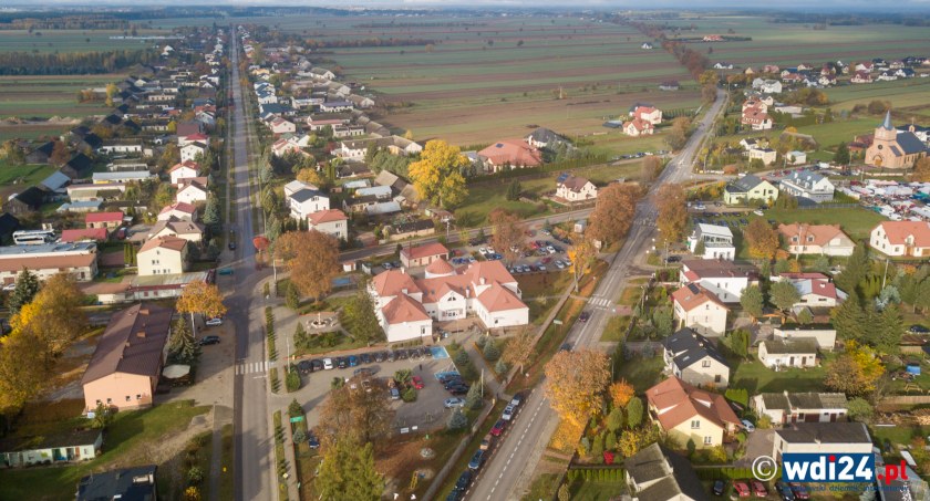 Gmina Rząśnik z lotu ptaka
