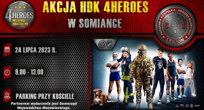 Akcja krwiodawstwa 4 HEROES: Wyzwól w sobie bohatera