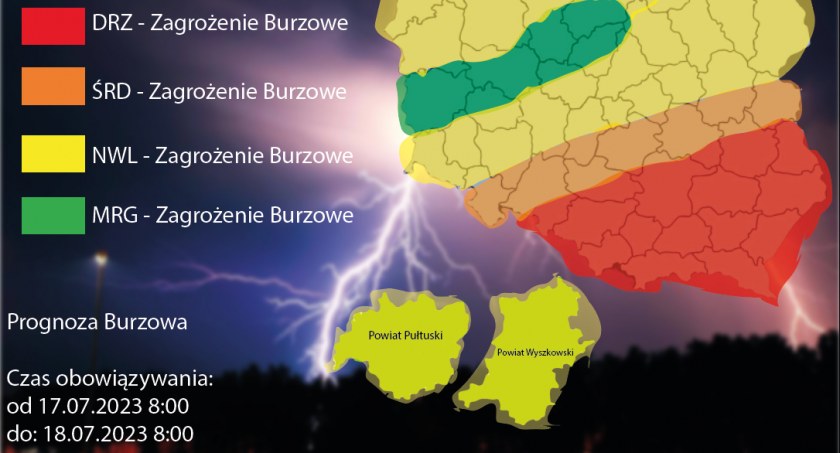 Prognoza pogody Łowców Burz Polska