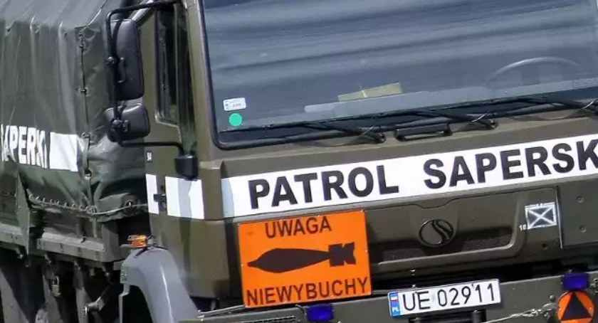 Niewybuch znaleziony w podwyszkowskim lesie