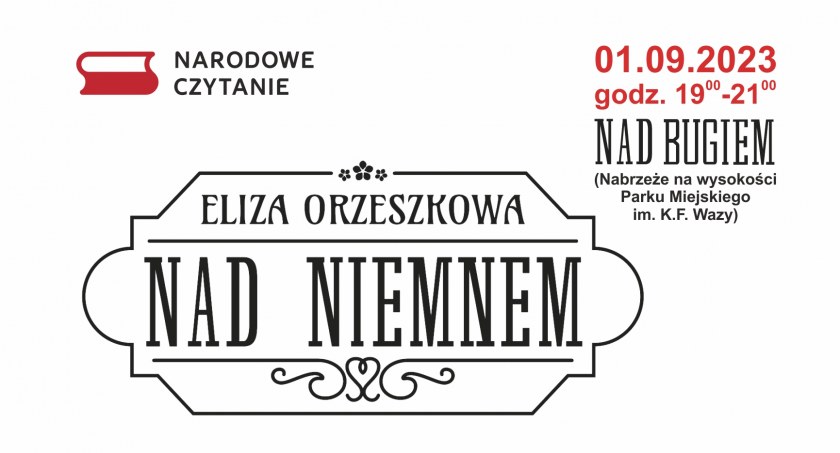 Narodowe Czytanie w Wyszkowie. Nad Niemnem nad Bugiem 