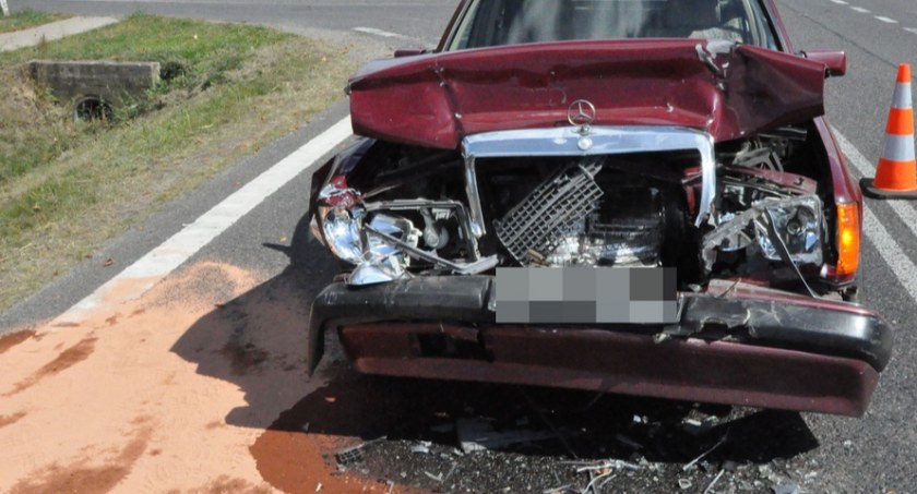 Wypadek przed przejściem dla pieszych. Kierowca mercedesa sam sobie winien?