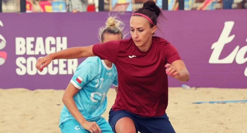 Sukces napastniczki Loczków. Aleksandra Kozłowska w reprezentacji w beach soccerze