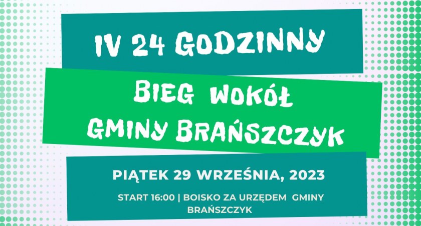 24 Godzinny Bieg wokół gminy Brańszczyk. Zapisz się już dziś!