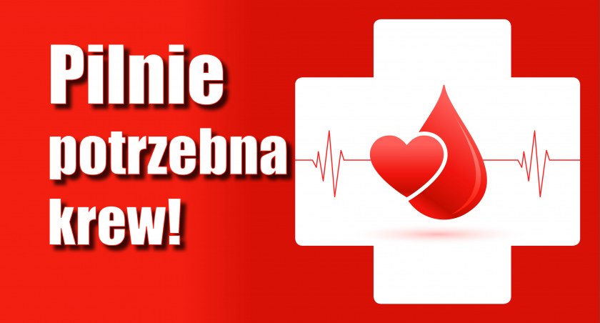 Pilnie potrzebna krew dla policjanta z posterunku w Łochowie!