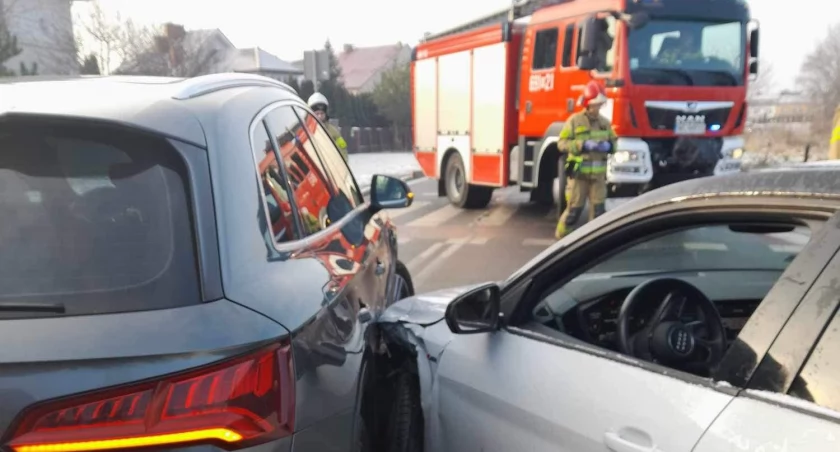 Wypadek w Wyszkowie. Jedna osoba trafiła do szpitala