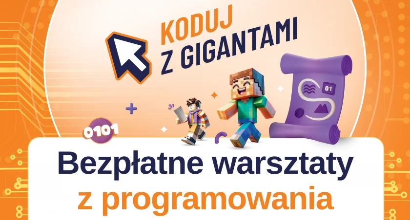 Koduj z Gigantami po raz czternasty! Wystartowały zapisy na bezpłatne warsztaty z programowania