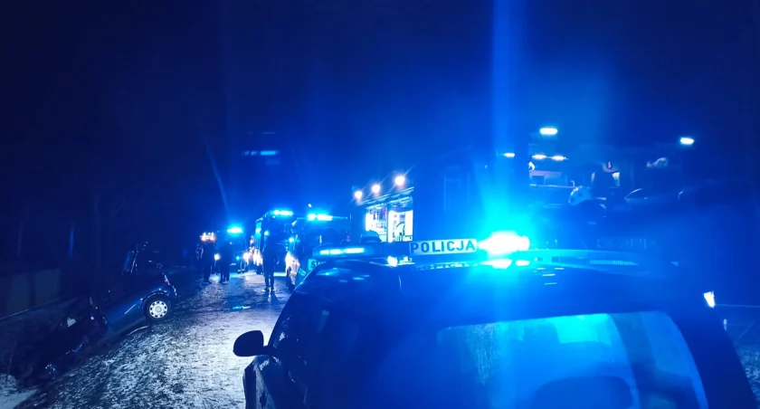 Auto uderzyło w drzewo i zjechało do rowu. Cztery osoby w szpitalu