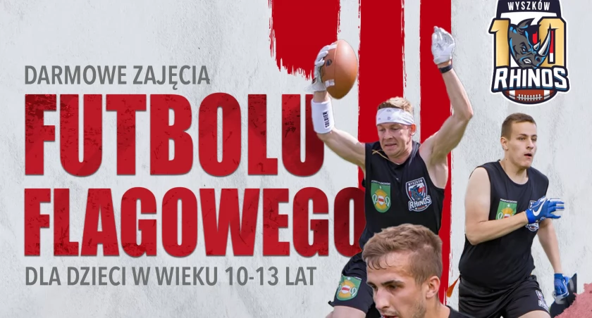 Klub Rhinos Wyszków zaprasza: Darmowe zajęcia z FUTBOLU FLAGOWEGO