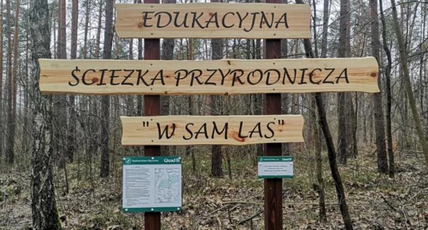 Powstała nowa ścieżka edukacyjno-przyrodnicza. To efekt współpracy nadleśnictwa z Quad Europe