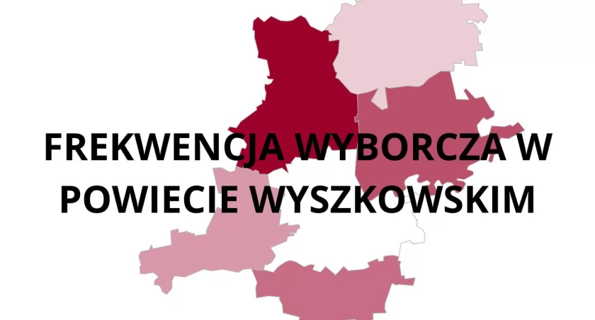 Frekwencja w wyborach samorządowych 2024 - powiat wyszkowski