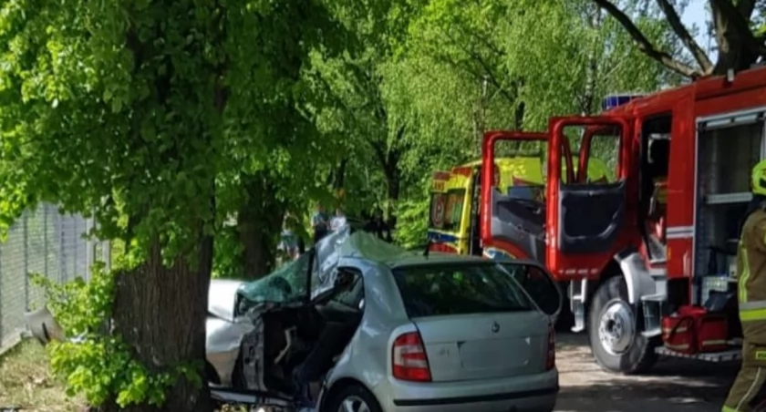 Tragiczny wypadek. Kierowca zginął na miejscu 