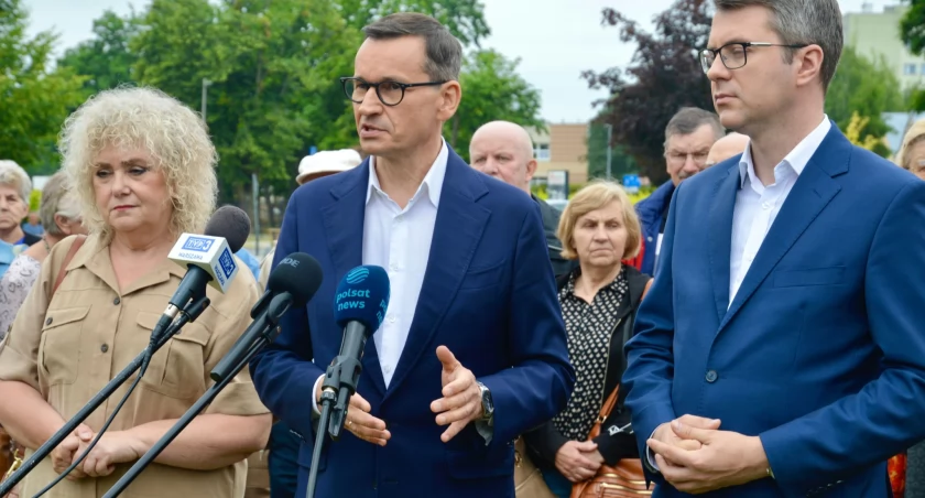 Mateusz Morawiecki w Wyszkowie: Miało nie być zabierane, a jednak jest
