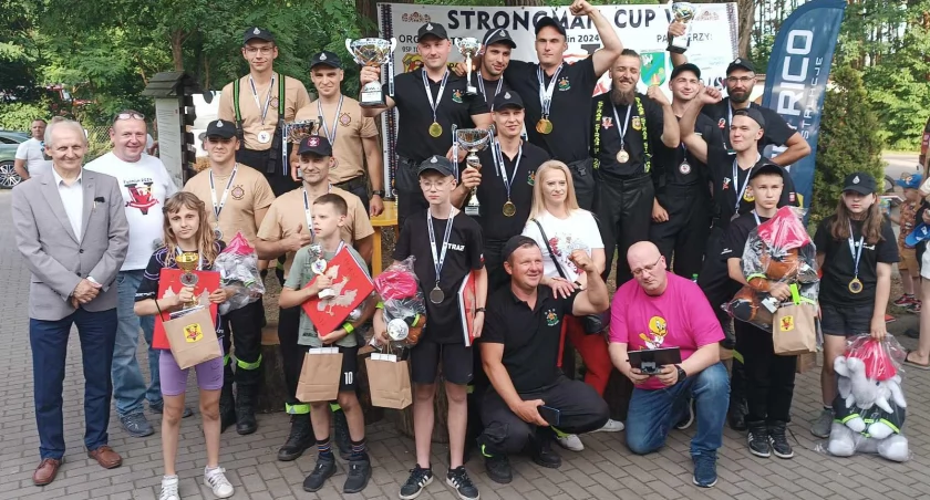 Strongmani z OSP. Zawody i rodzinny piknik