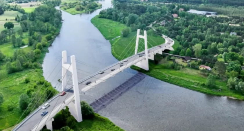 Głośno o nowym moście na Narwi. Porównują go z warszawską kładką
