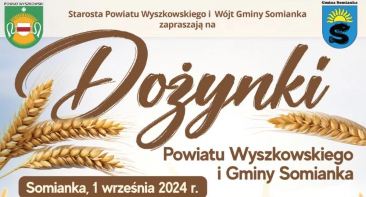 Dożynki powiatowo-gminne w Somiance. Nie przegap!