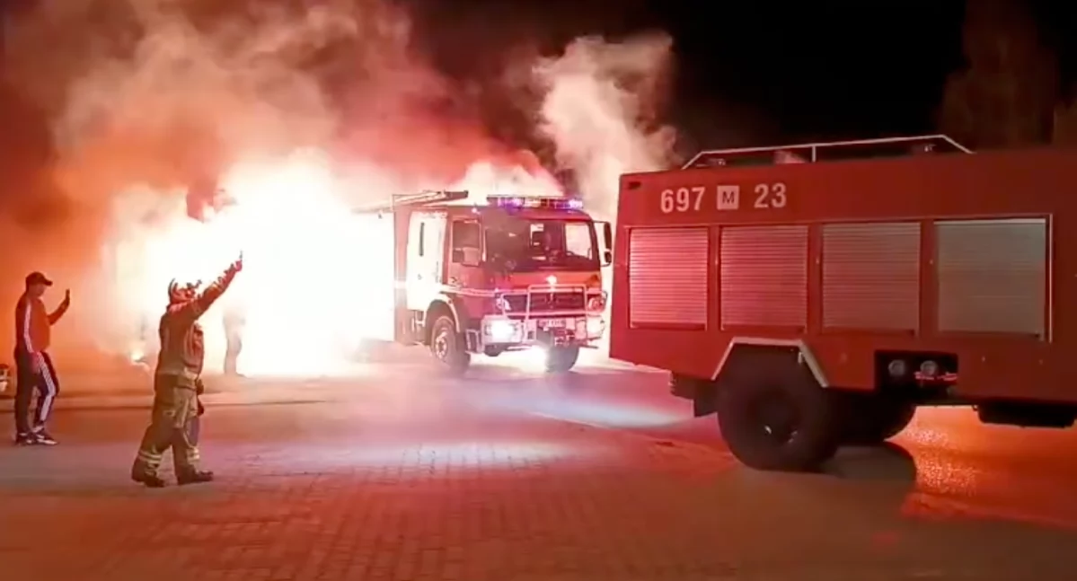 Z Długosiodła do Jaszczułt. Druhowie pięknie przywitali swój wóz