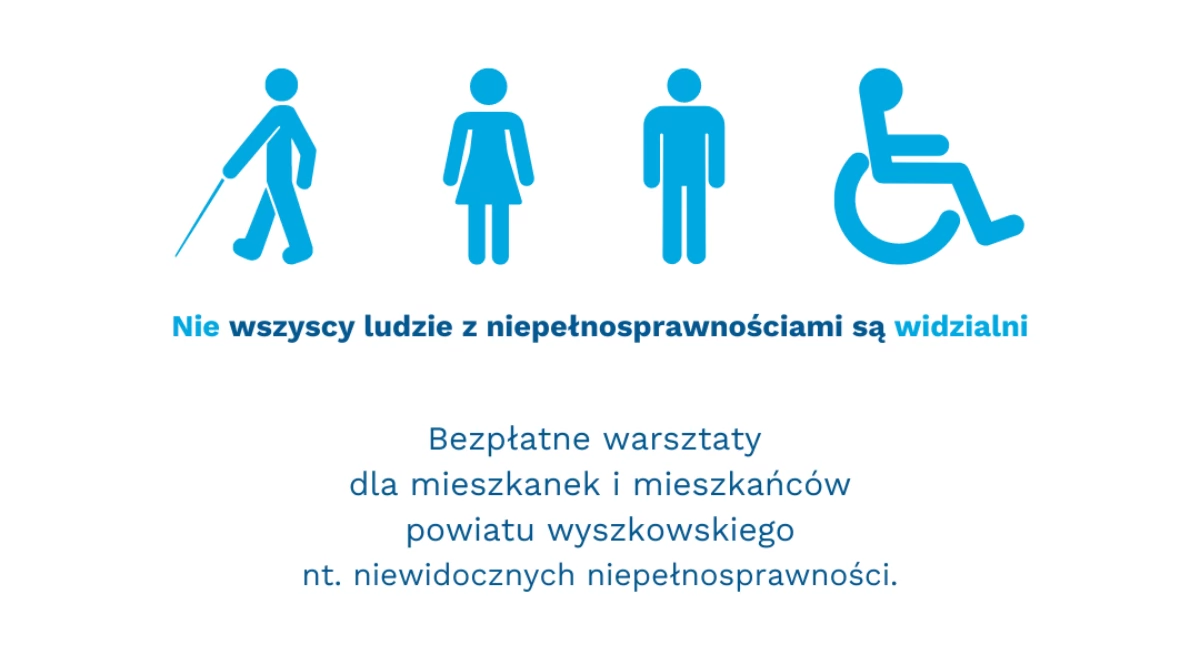 Nie wszyscy ludzie z niepełnosprawnościami są widzialni. Bezpłatne warsztaty 