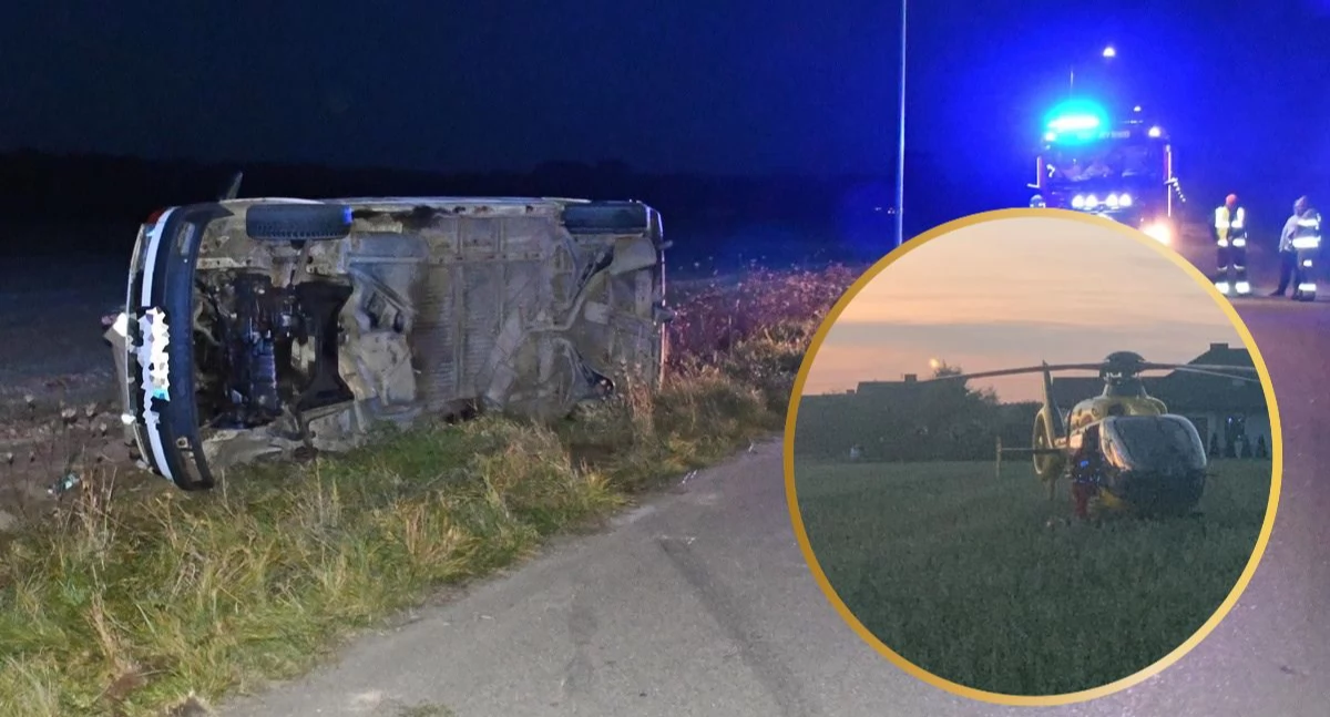 Bus wypadł z drogi. Co tak naprawdę wydarzyło się w Leszczydole Pustki?