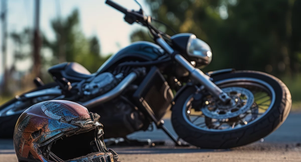 Pijany, bez uprawnień, przeglądu i... świateł! Motocyklista mknął przez Dalekie 