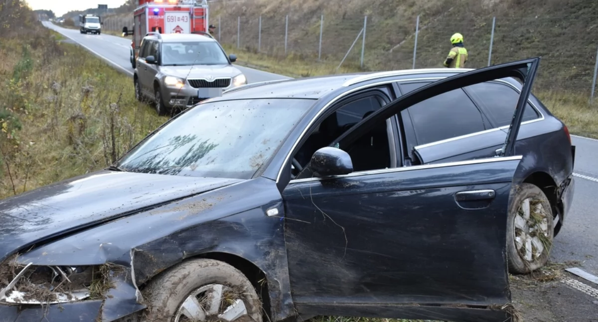 Pijany wylądował w rowie. Było bardzo blisko tragedii 