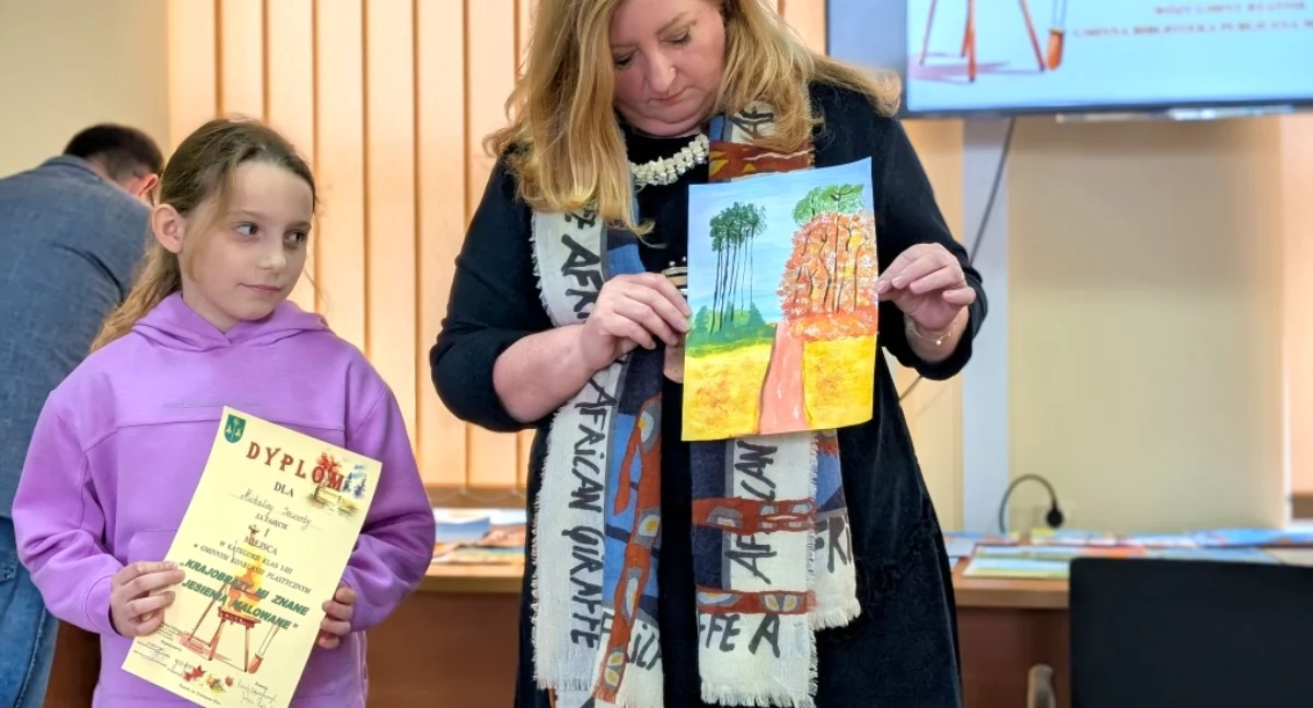 Rząśnik: Wyniki Gminnego Konkursu Plastycznego Krajobrazy mi znane - Jesienią Malowane [foto]