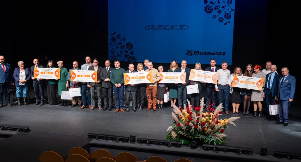 Mazowiecka gala aktywizacji obszarów wiejskich. Wyróżnienie dla sołectw gminy Długosiodło